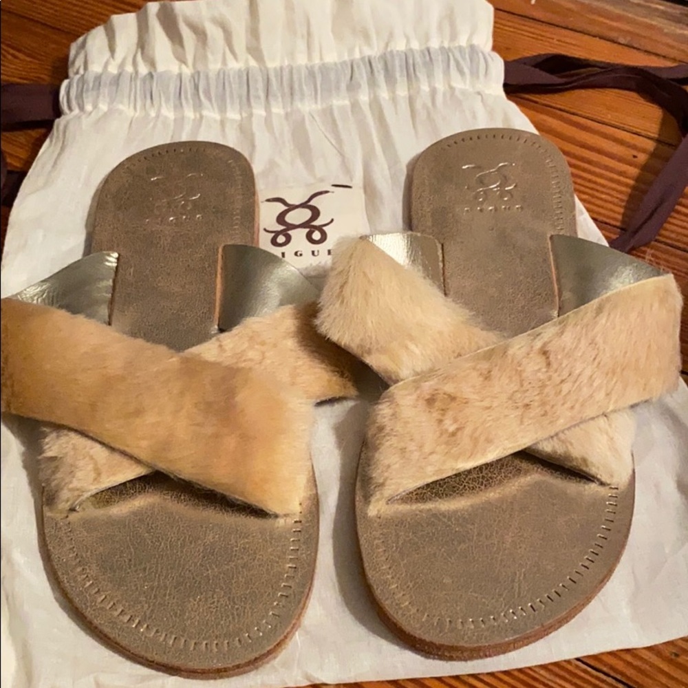 Figue Fur Slide NEW